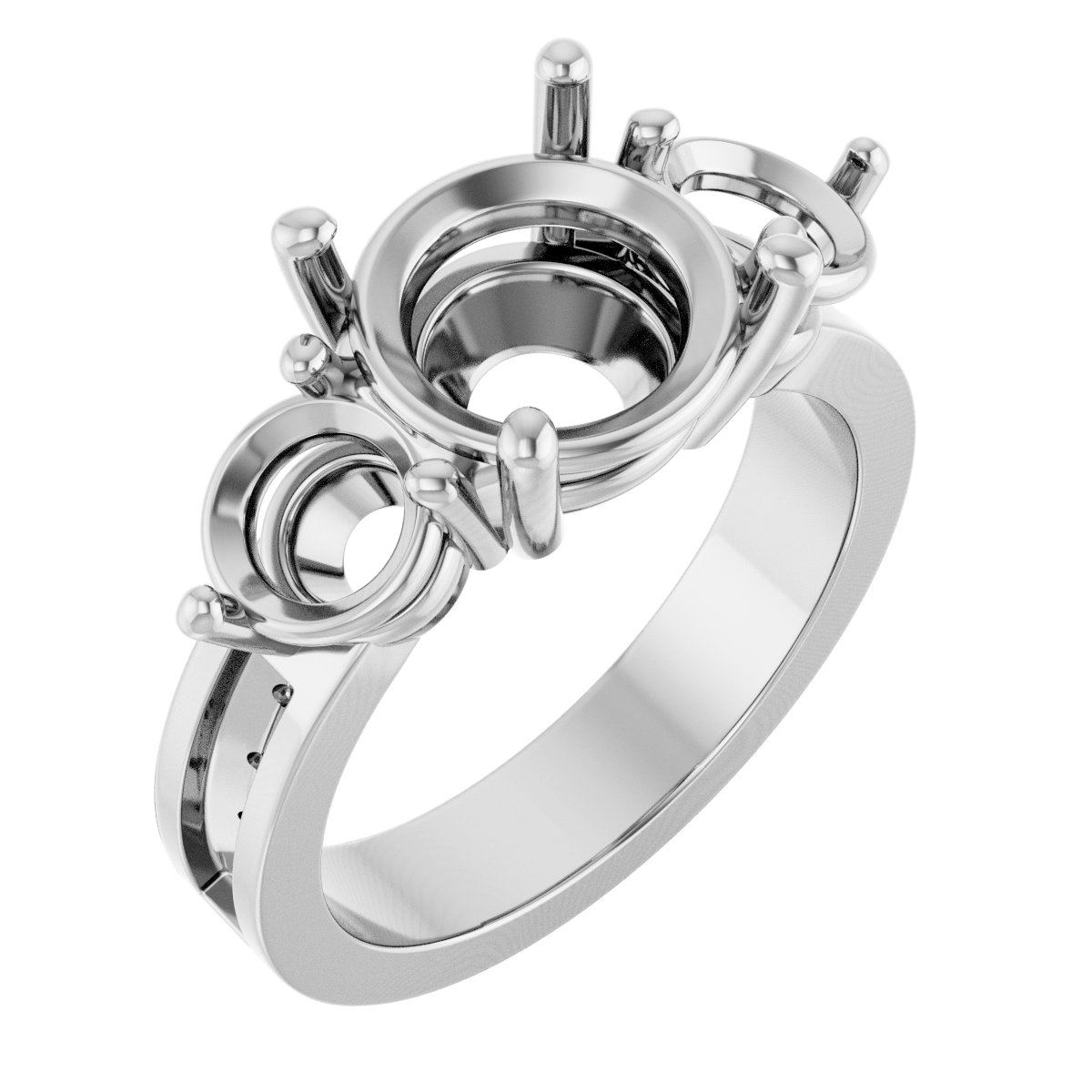 Three-Stone Engagement Ring