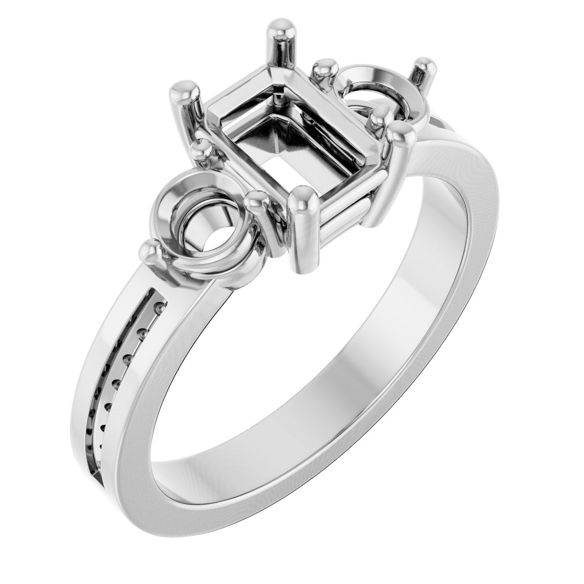 Three-Stone Engagement Ring