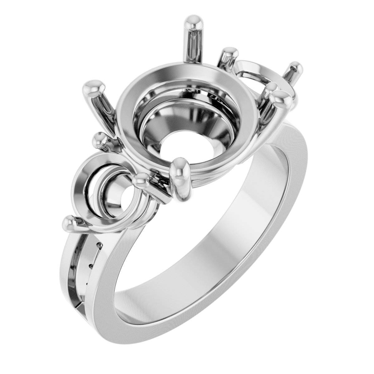 Three-Stone Engagement Ring