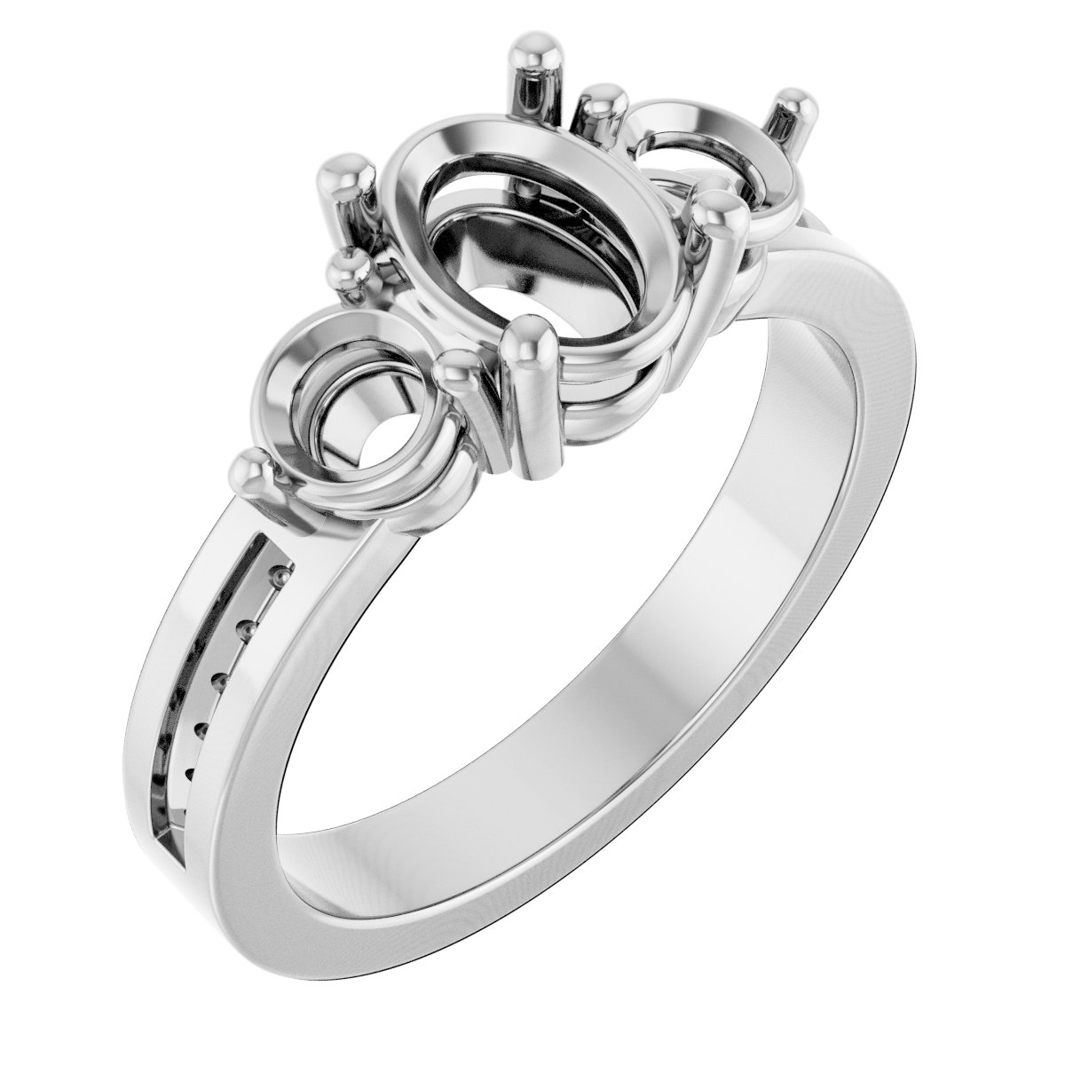 Three-Stone Engagement Ring
