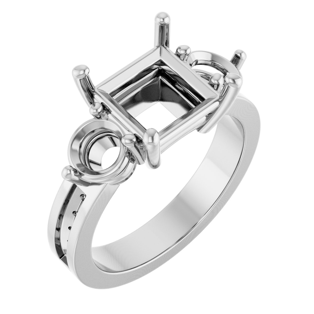 Three-Stone Engagement Ring