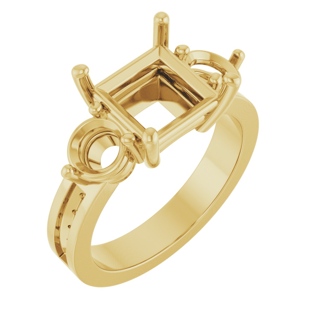 Three-Stone Engagement Ring