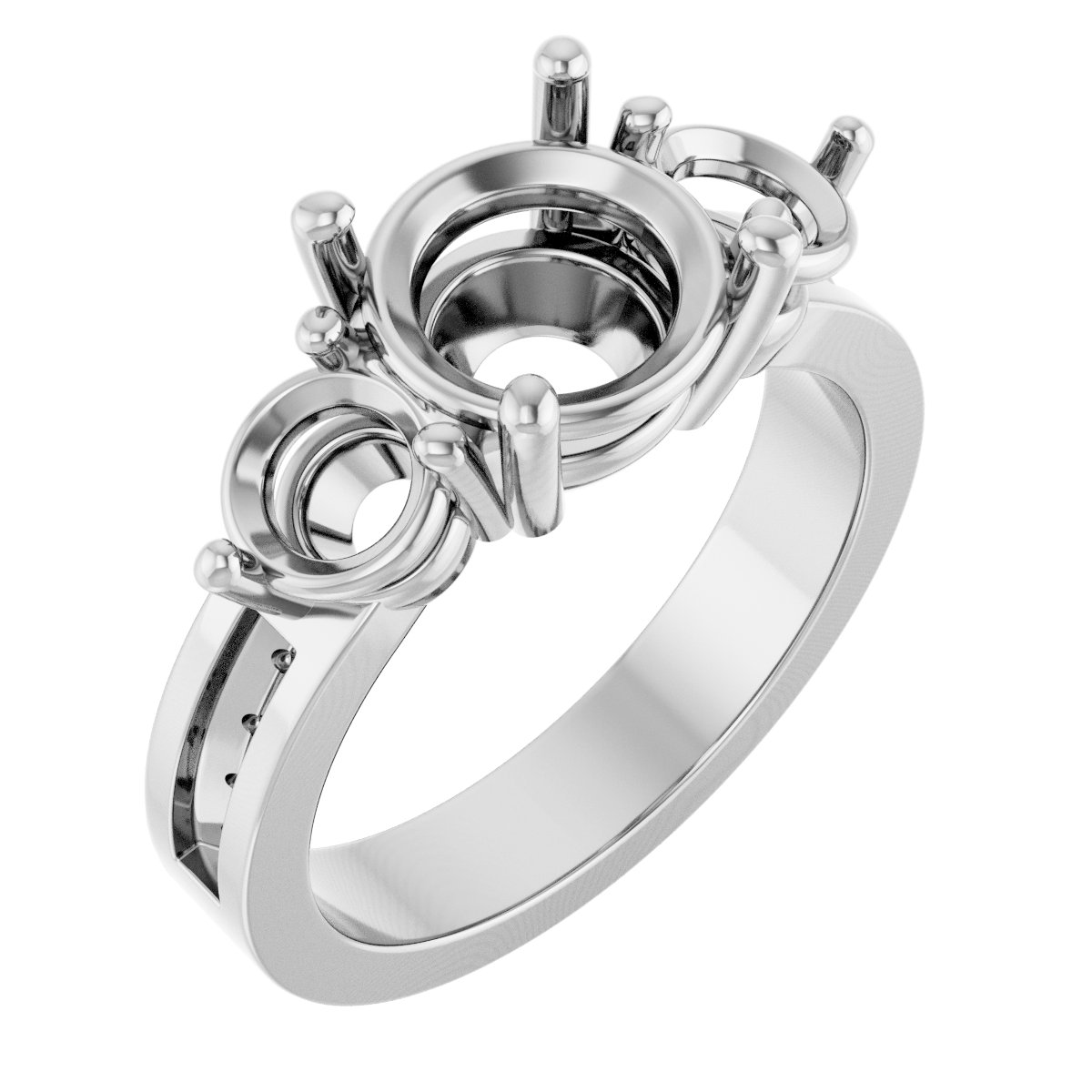 Three-Stone Engagement Ring