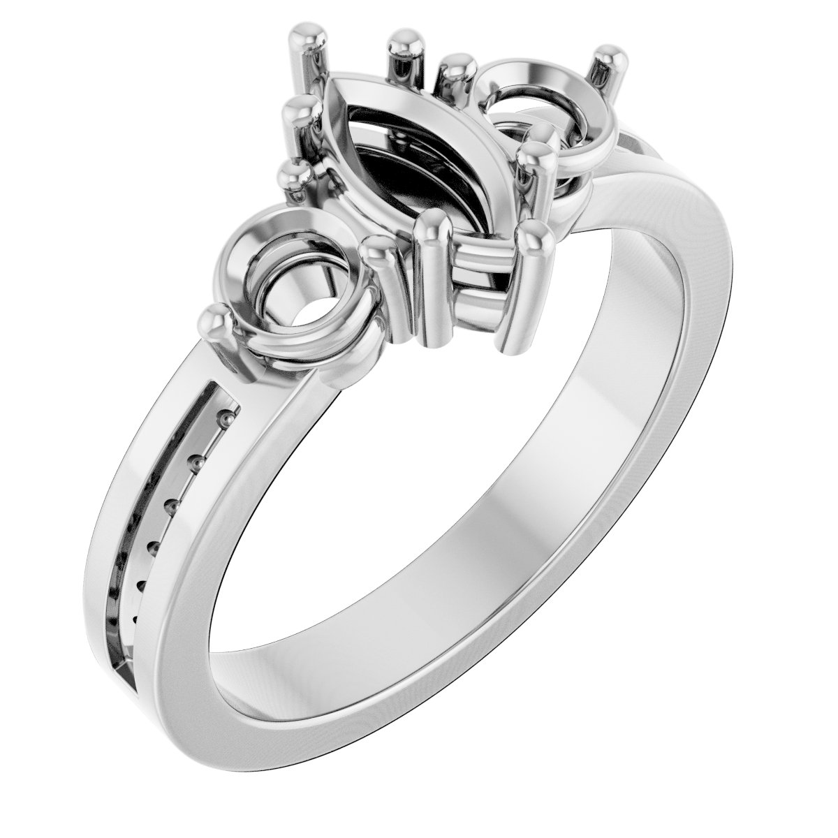 Three-Stone Engagement Ring