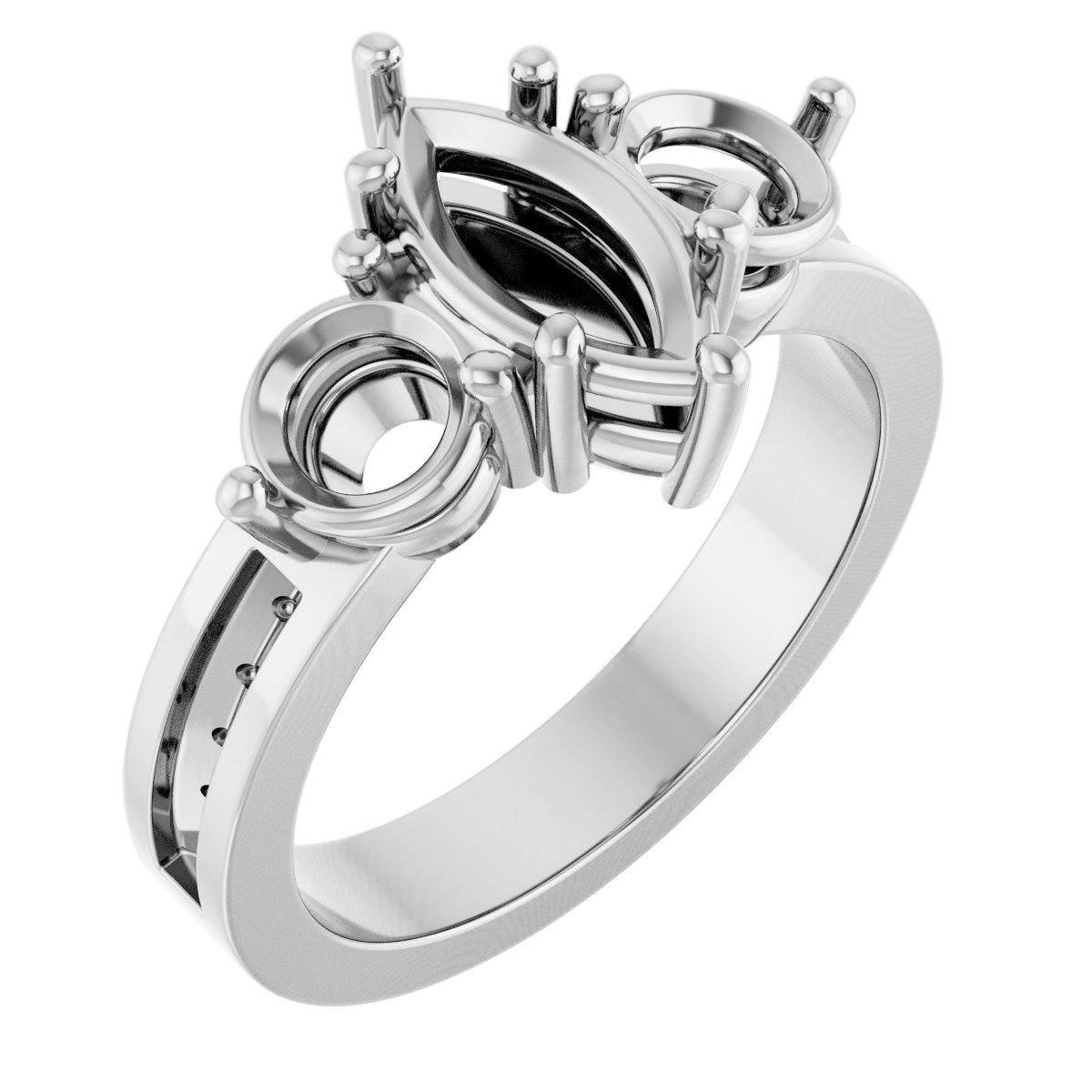 Three-Stone Engagement Ring