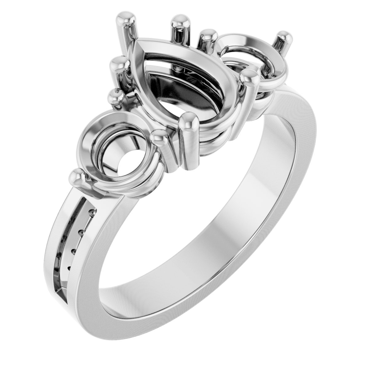 Three-Stone Engagement Ring