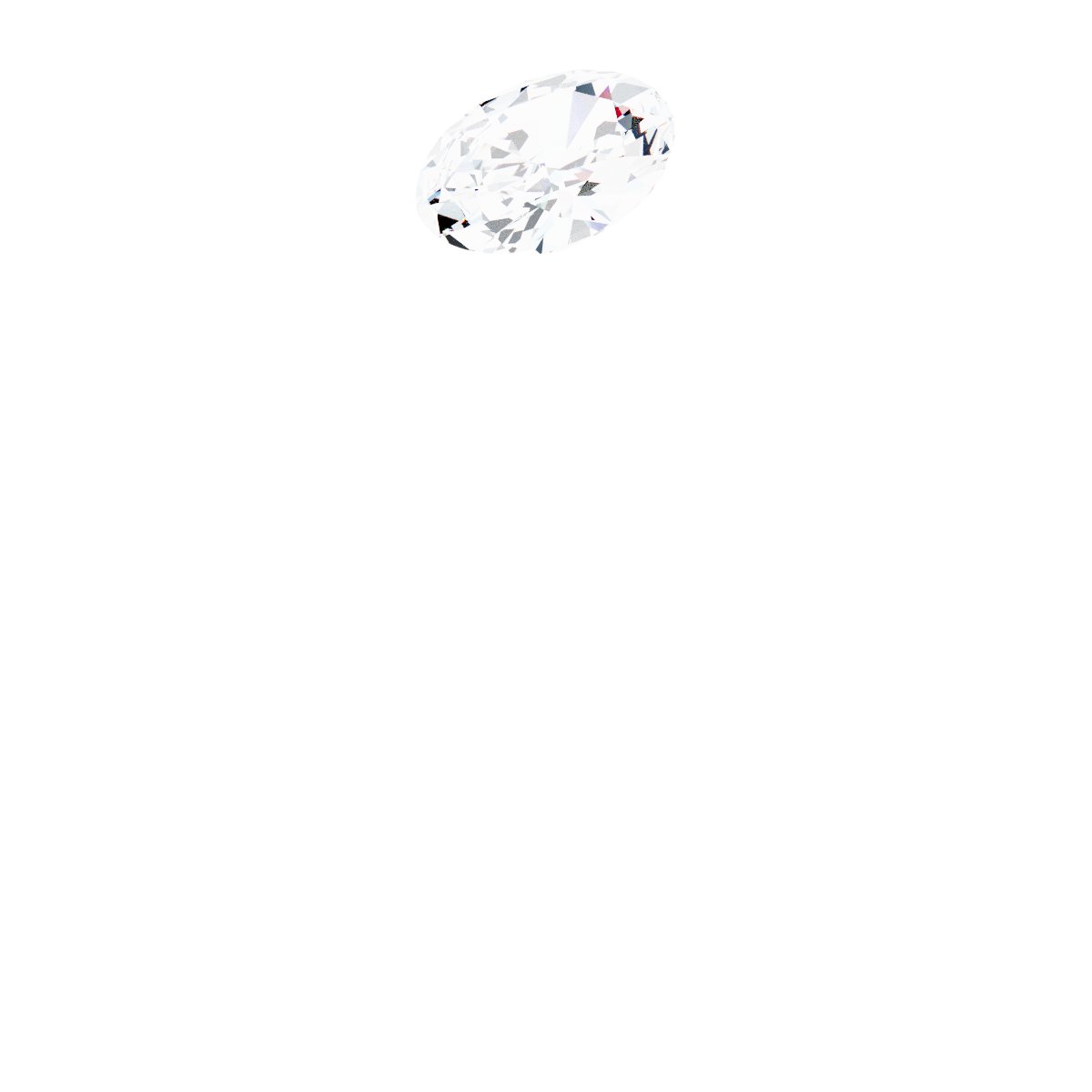 14K White 1/4 CT Natural Diamond Ring