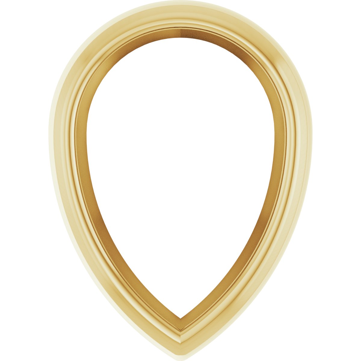 Pear Bezel Setting