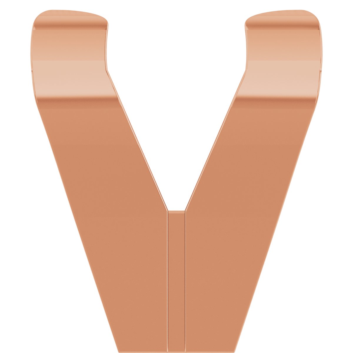 Square V-Prong Shank Setting
