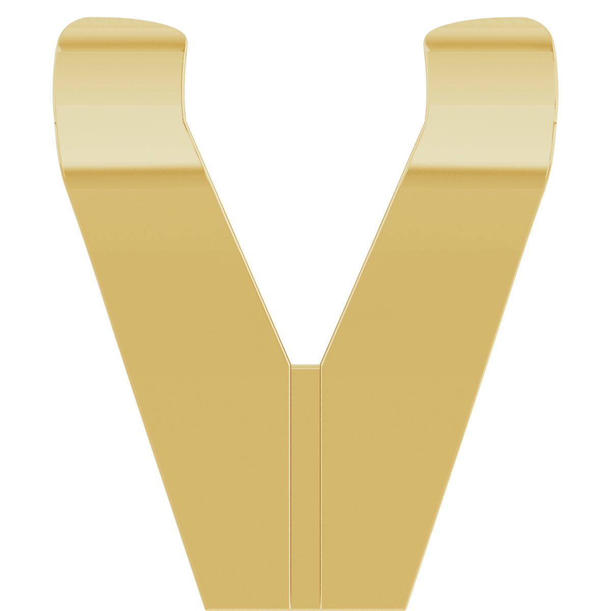 Square V-Prong Shank Setting