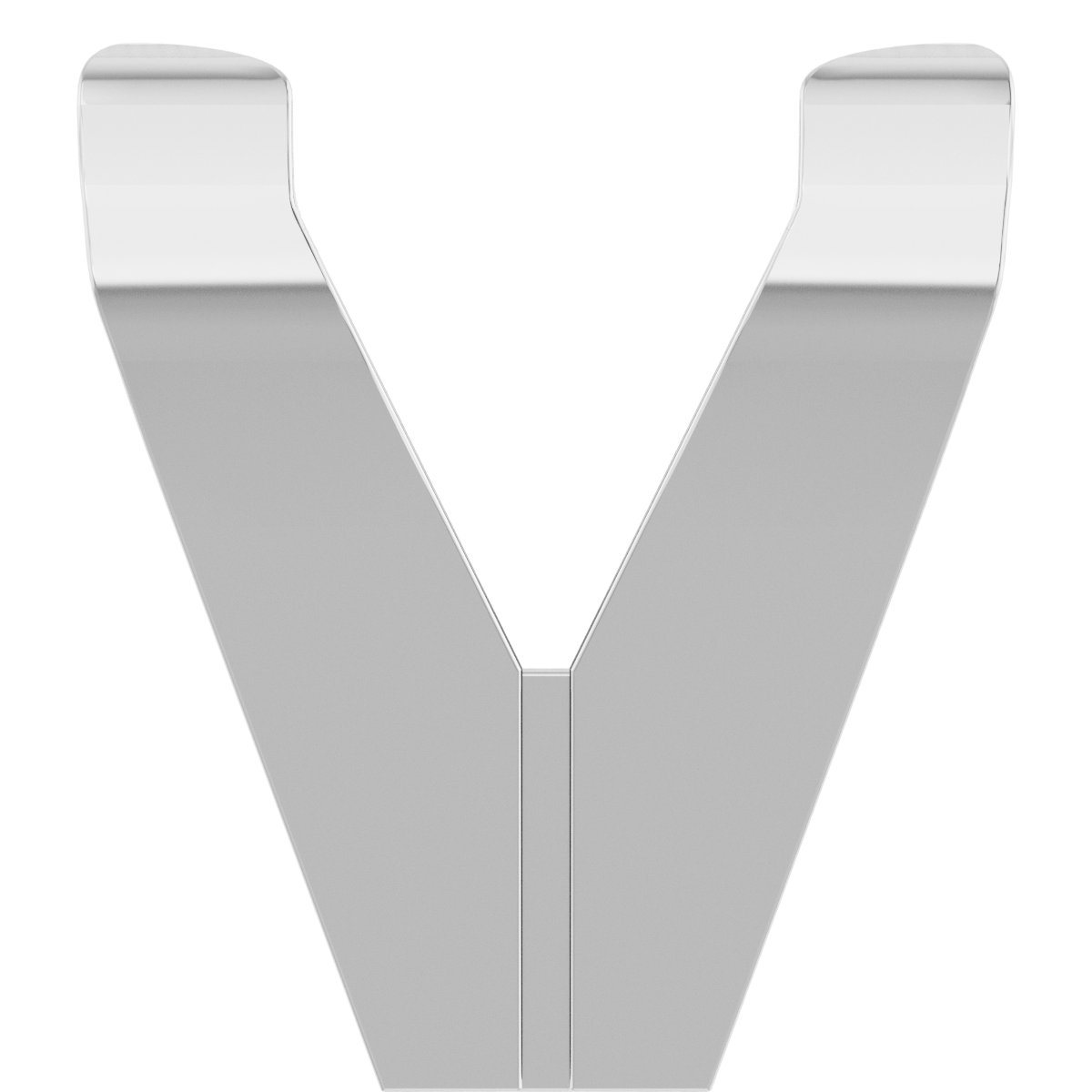 Square V-Prong Shank Setting