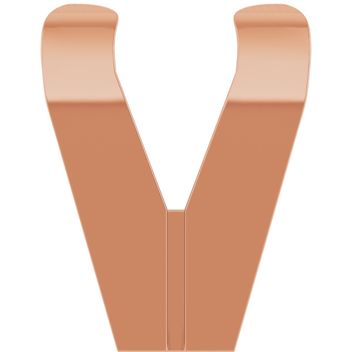 Square V-Prong Shank Setting