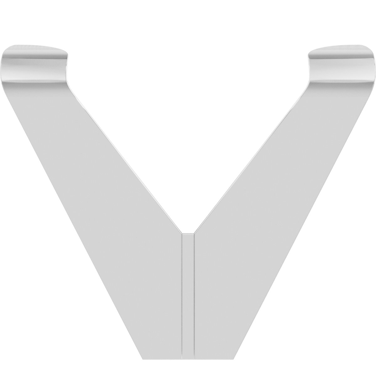 Square V-Prong Shank Setting