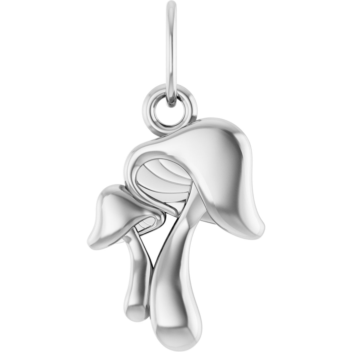 Sterling Silver Mushroom Pendant