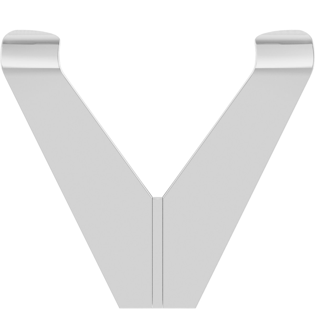Square V-Prong Shank Setting