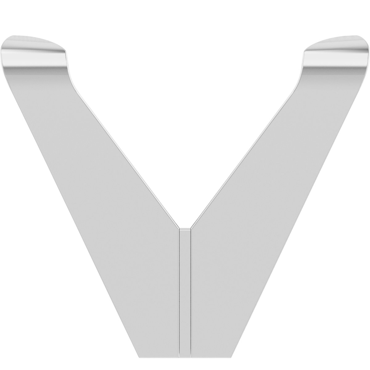 Square V-Prong Shank Setting