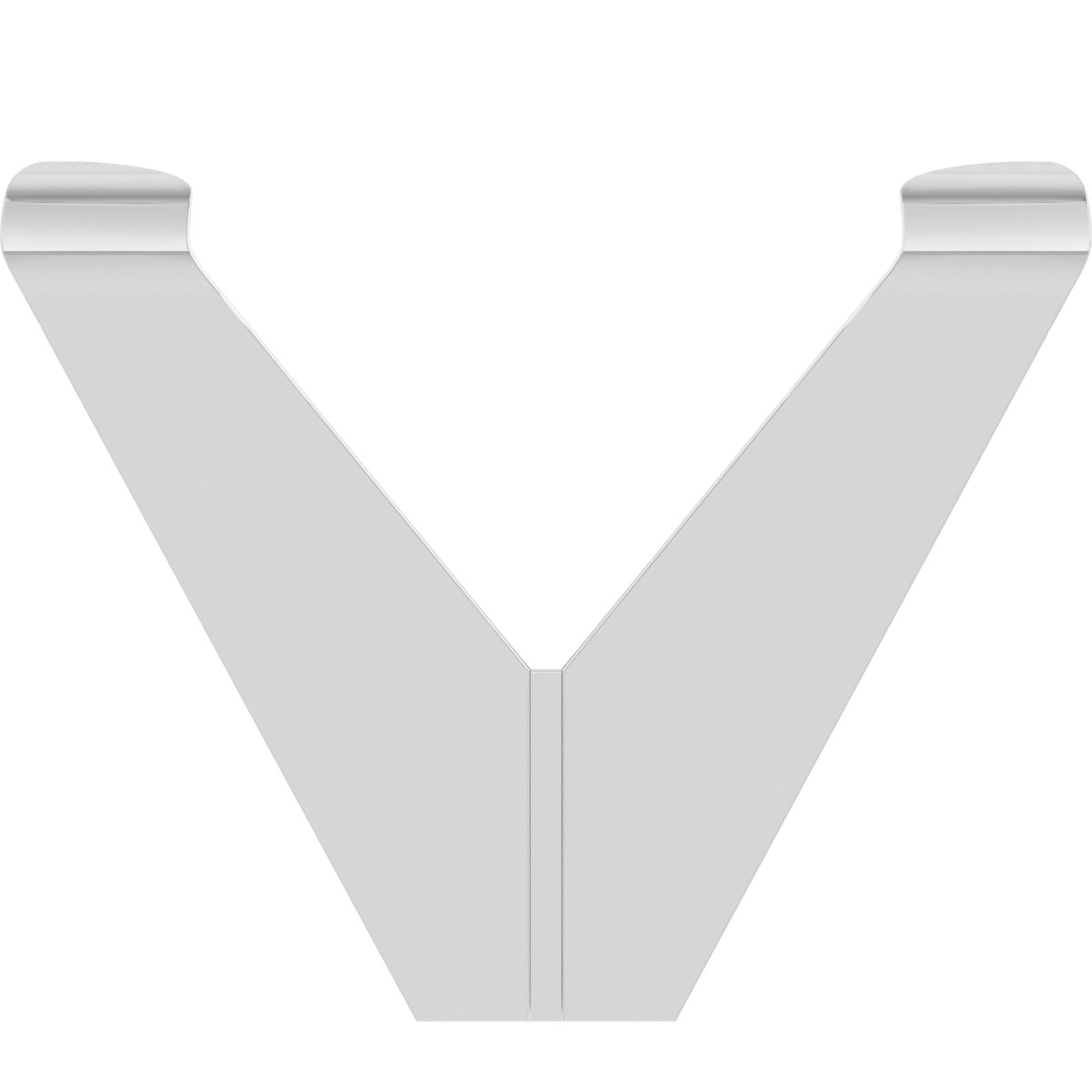 Square V-Prong Shank Setting