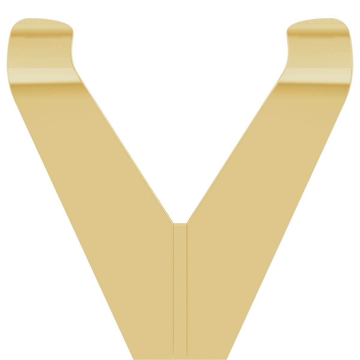 Square V-Prong Shank Setting