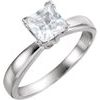 Princess Tulipset Solitaire Mounting .25 to 2.5 Carat Ref 994548