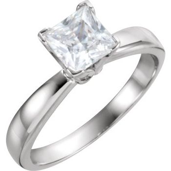 Platinum .50 CTW Diamond Solitaire Engagement Ring Ref 182600