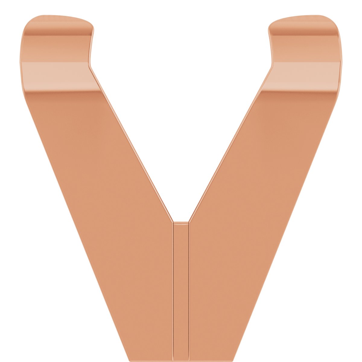 Square V-Prong Shank Setting