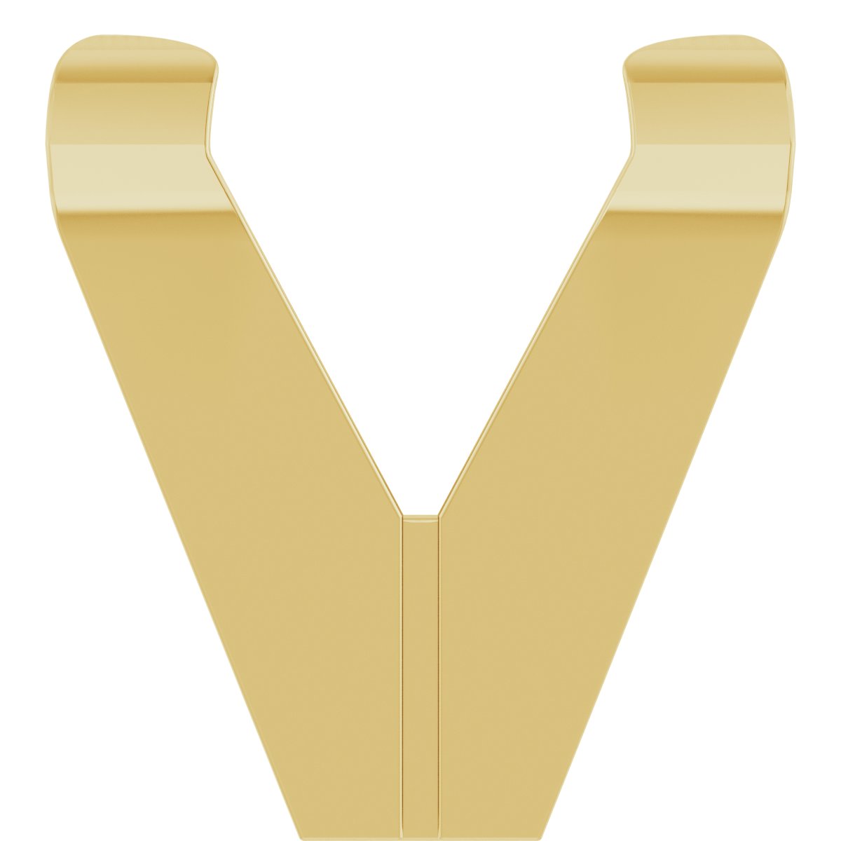 Square V-Prong Shank Setting