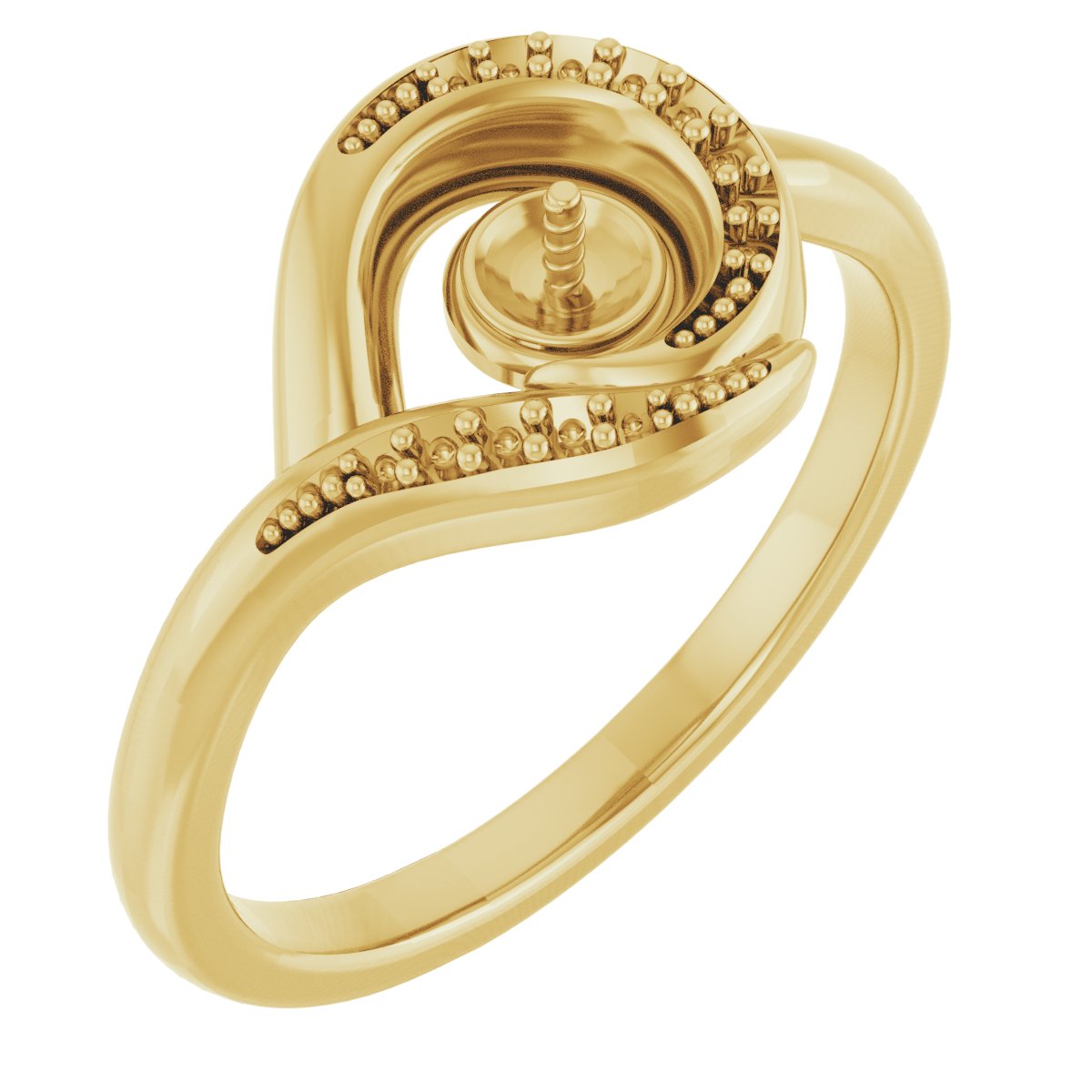 Accented Pearl Ring