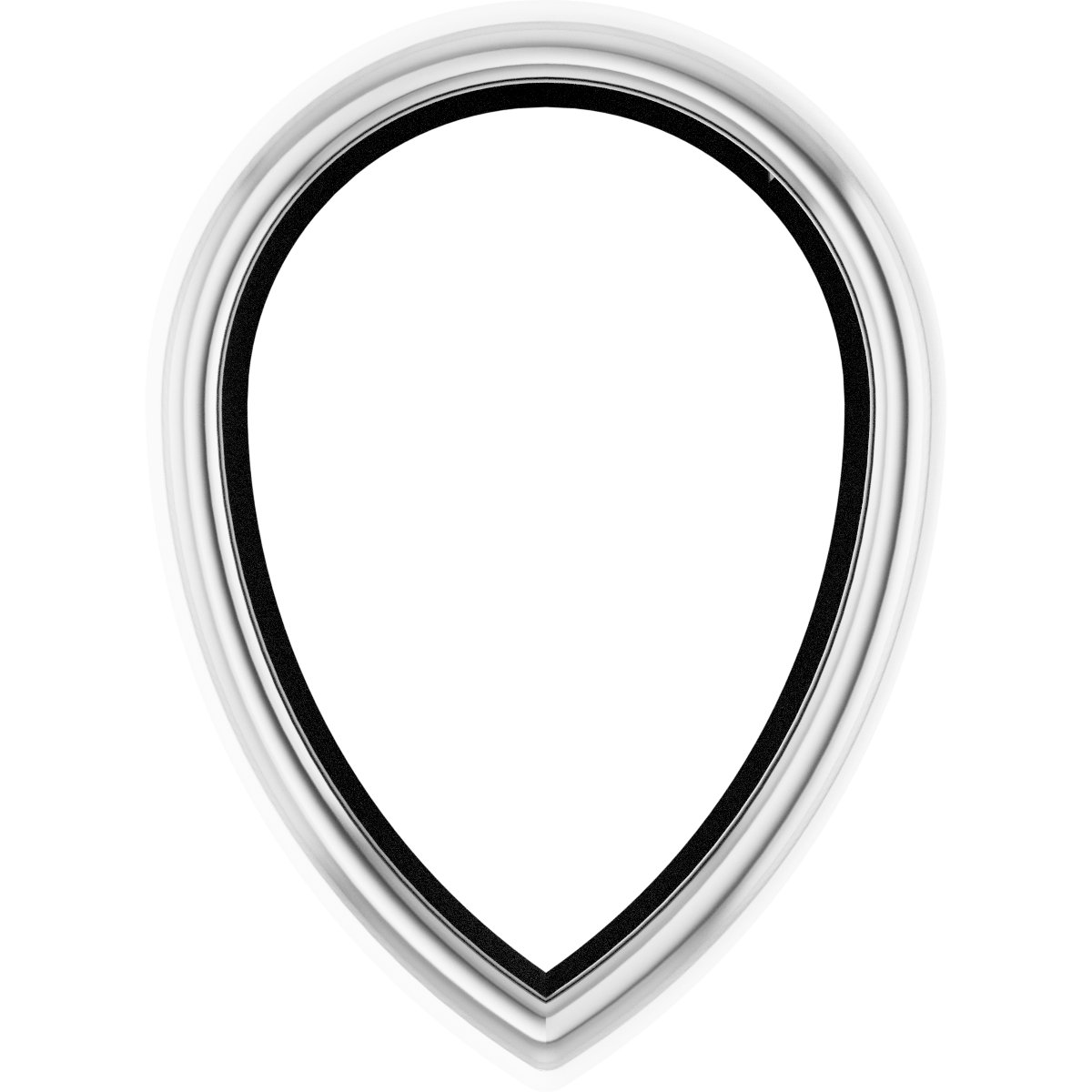 Pear Bezel Setting