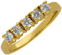 14K Yellow .25 CTW Diamond Band Ref 174959