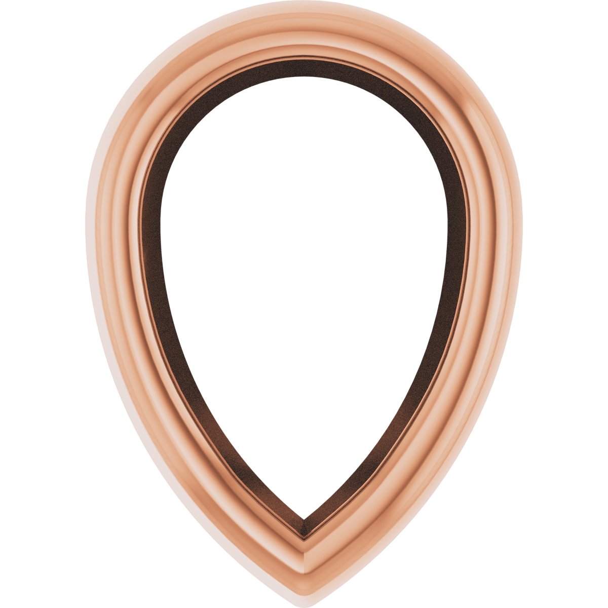 Pear Bezel Setting