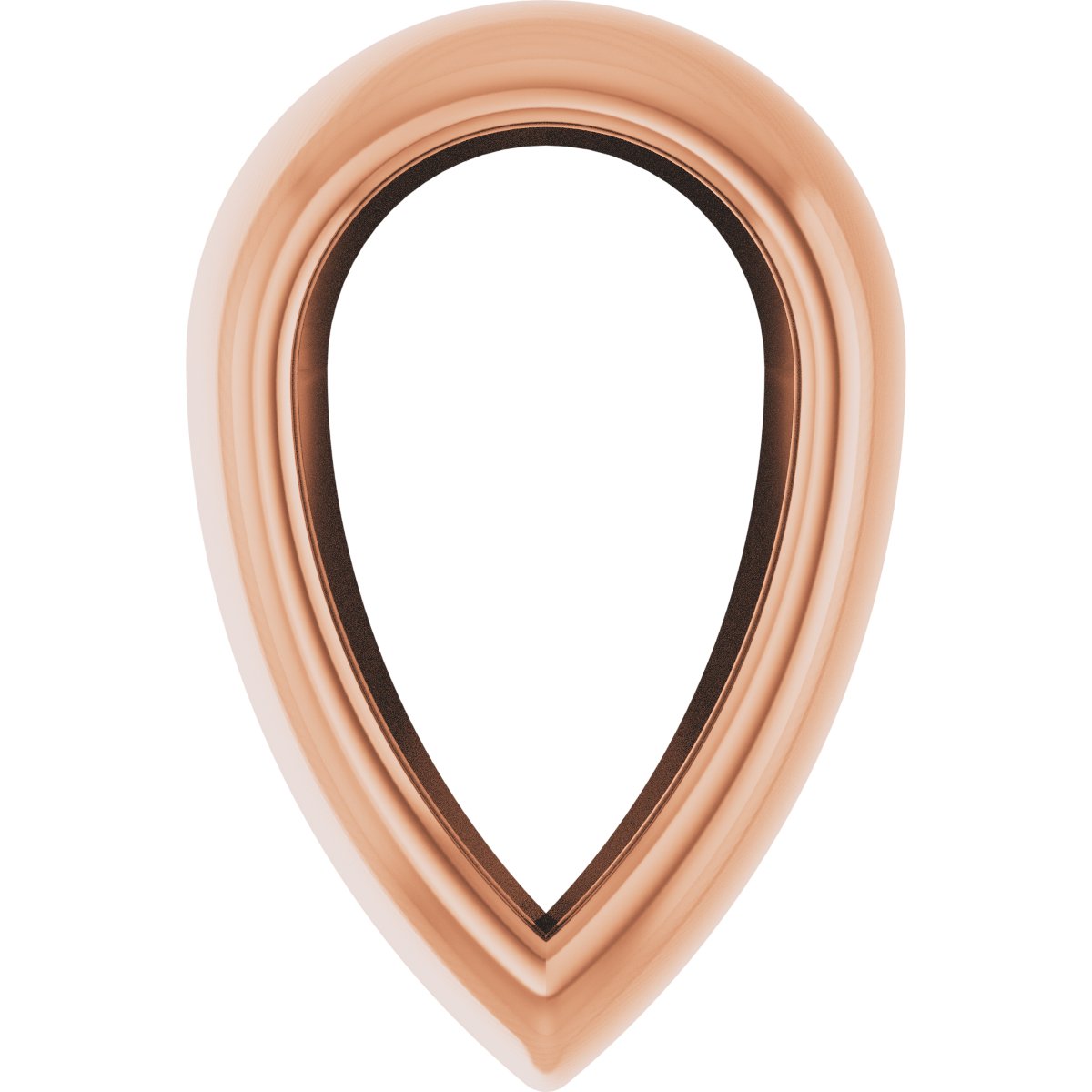 Pear Bezel Setting