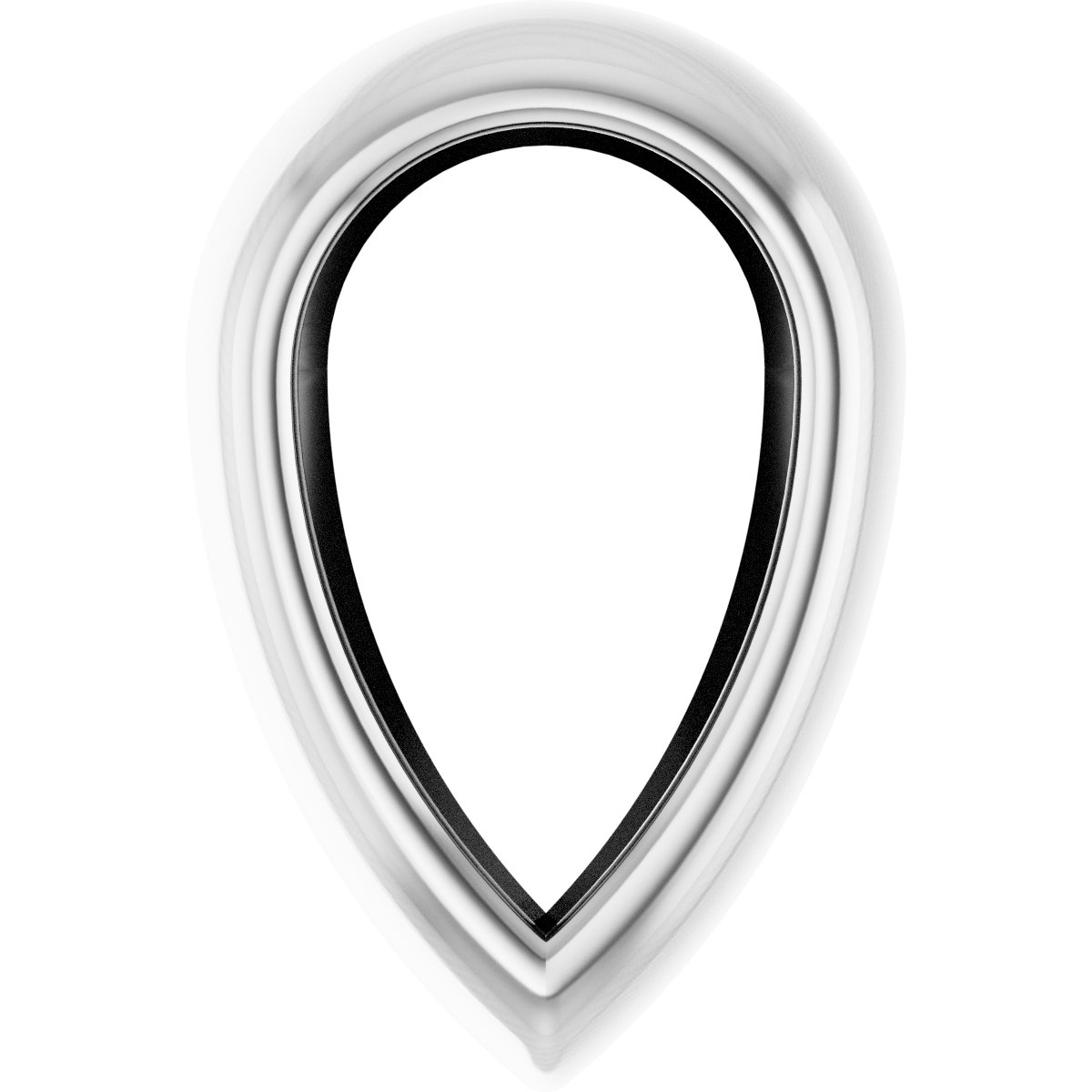 Pear Bezel Setting