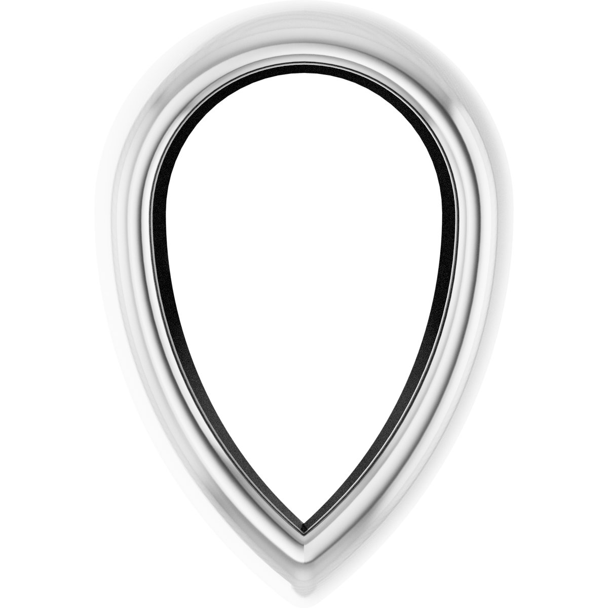 Pear Bezel Setting