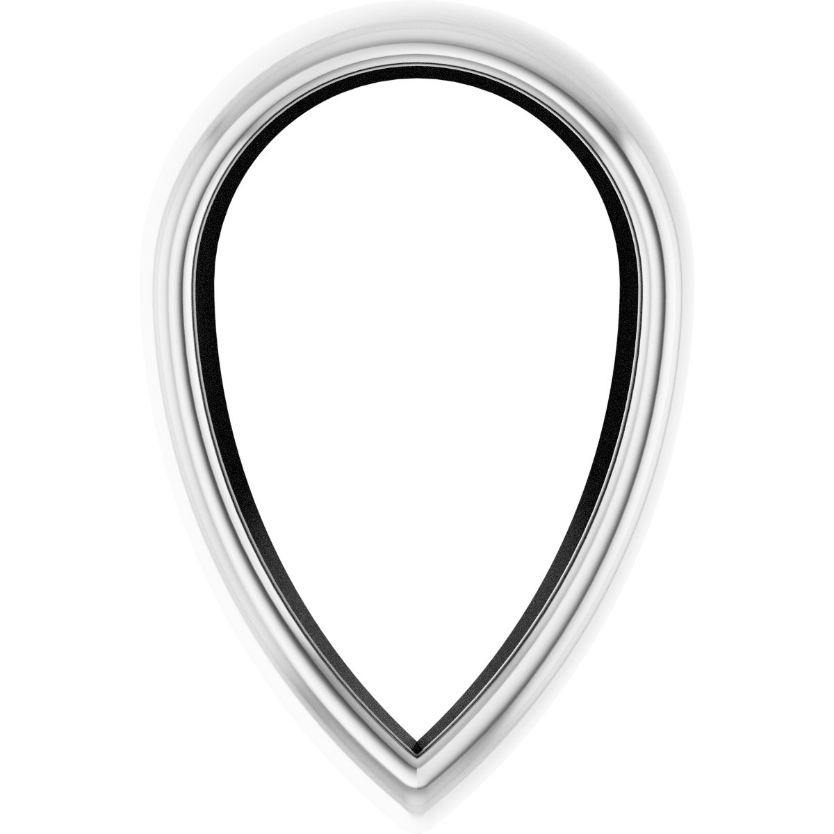 Pear Bezel Setting