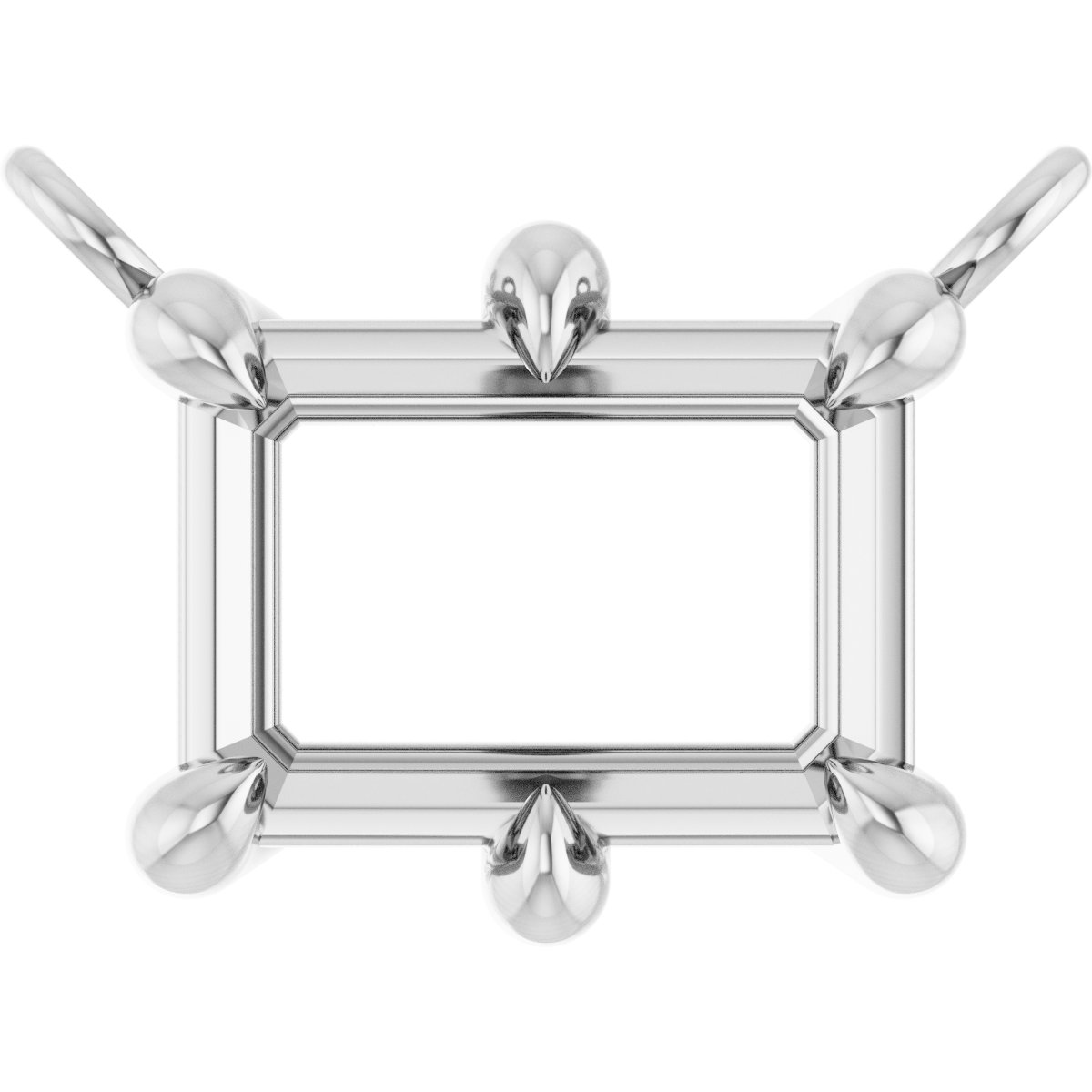 Claw-Prong Solitaire Necklace Center