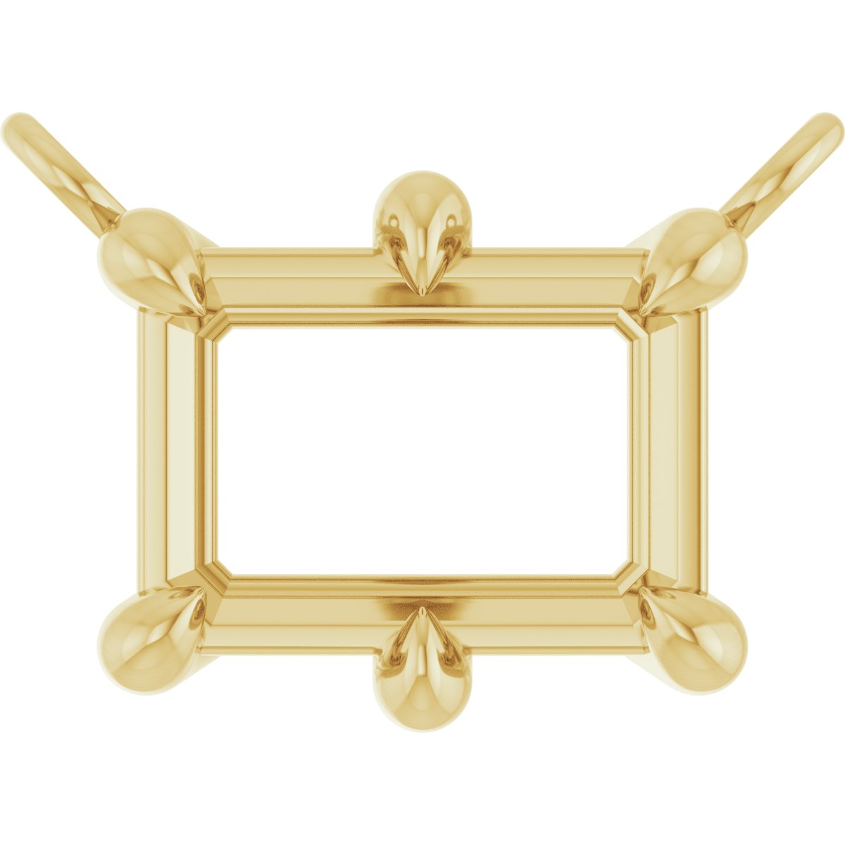 Claw-Prong Solitaire Necklace Center