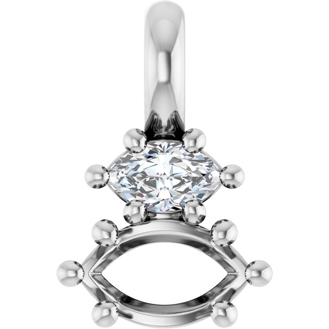 14k White Gold