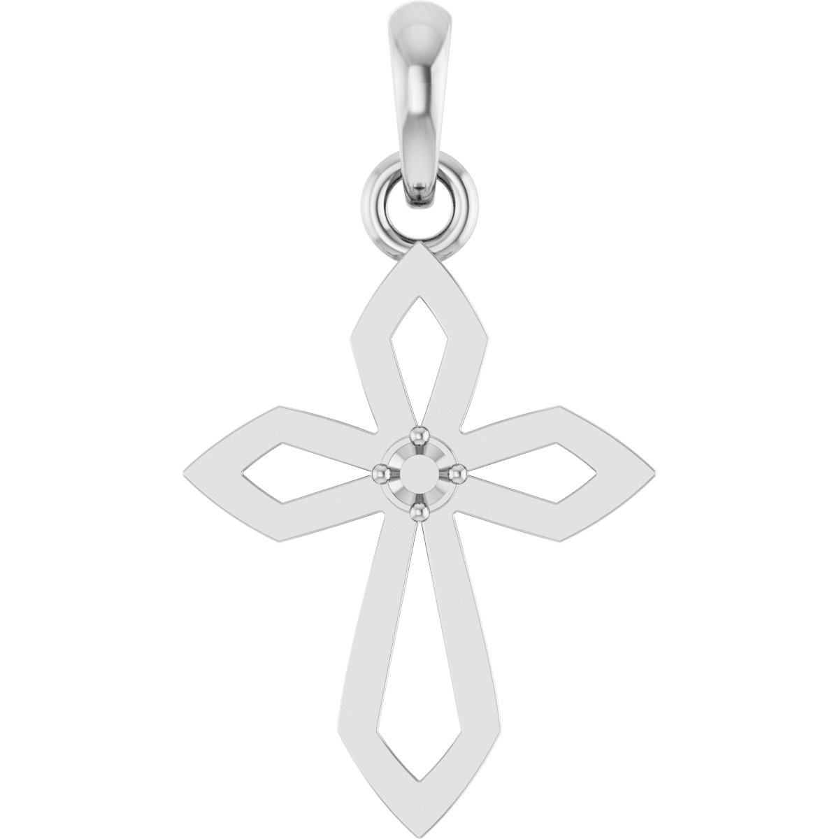 Accented Cross Necklace or Pendant