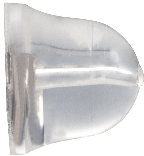 5 mm OD Bell Silicone Grip Threaded Earring Back