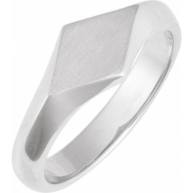 Geometric Signet Ring
