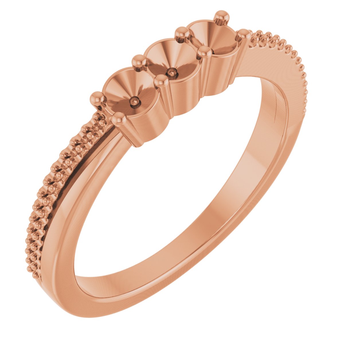 Three-Stone Anniversary Band