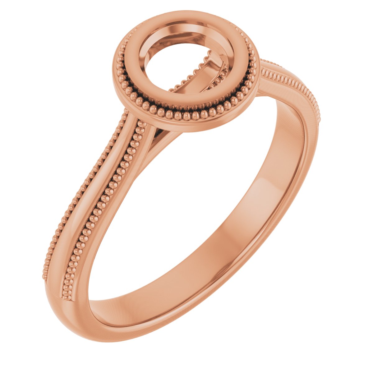 Bezel-Set Solitaire Engagement Ring