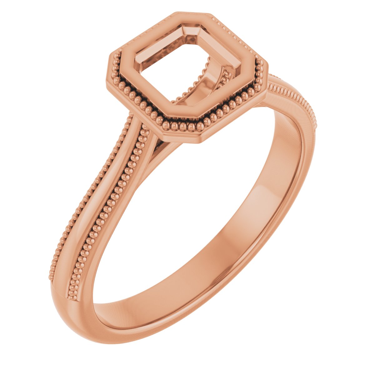 Bezel-Set Solitaire Engagement Ring