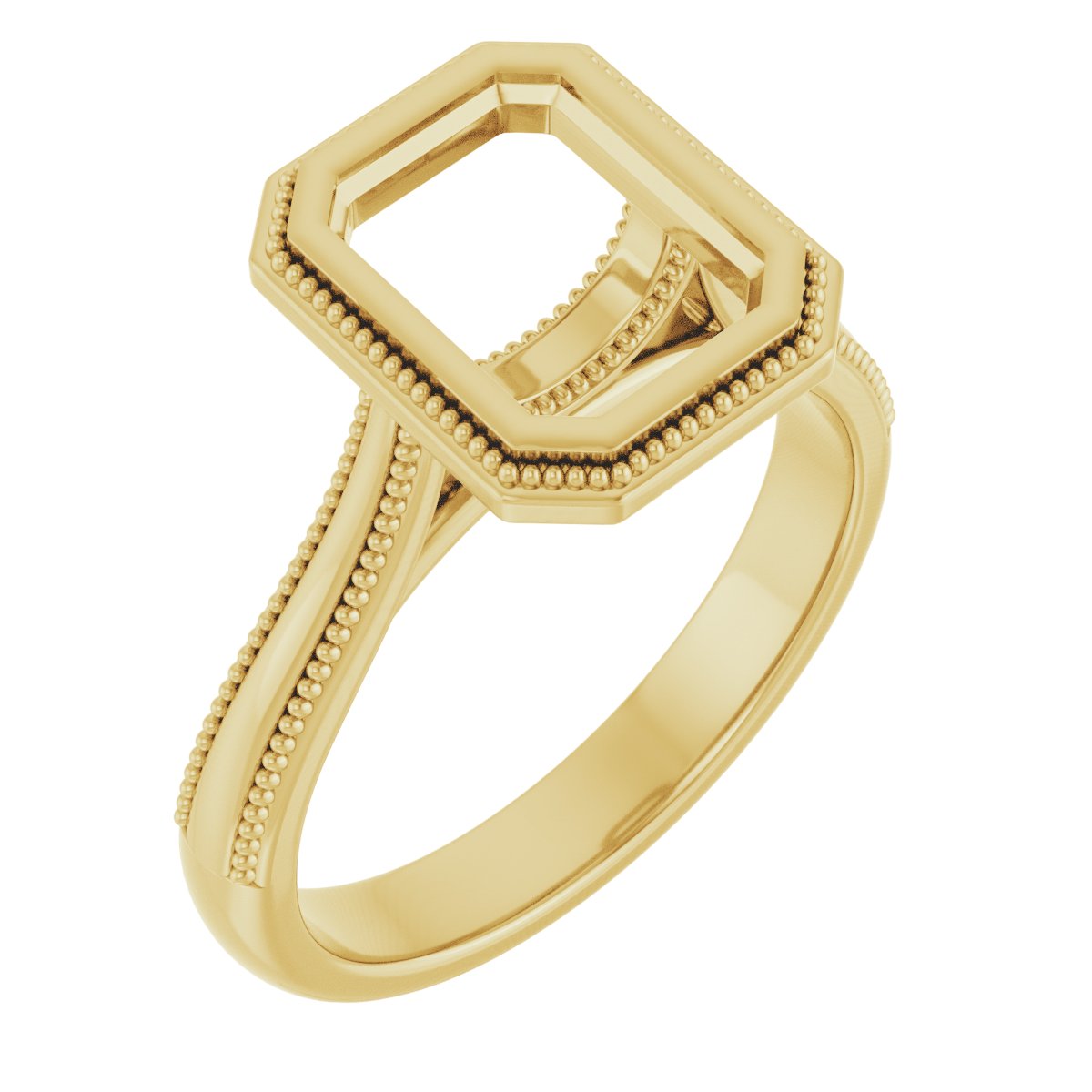 Bezel-Set Solitaire Engagement Ring