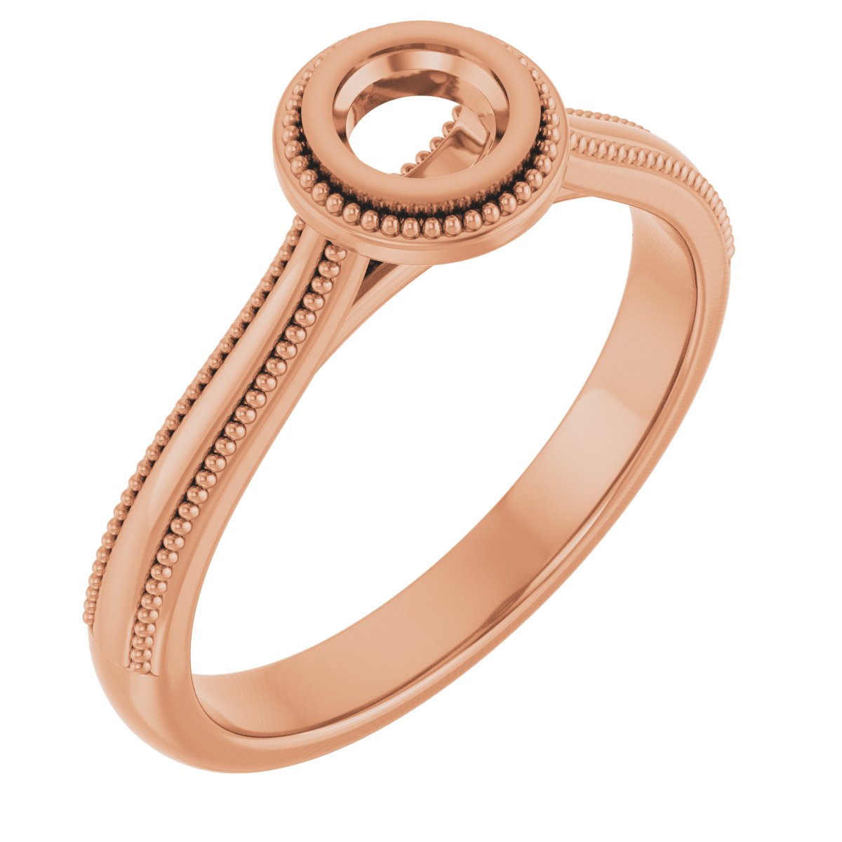 Bezel-Set Solitaire Engagement Ring