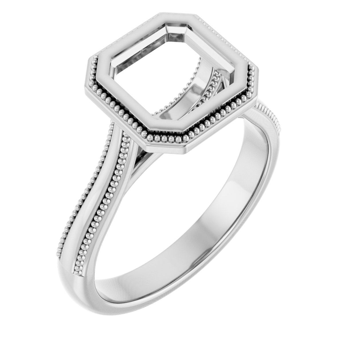 Bezel-Set Solitaire Engagement Ring