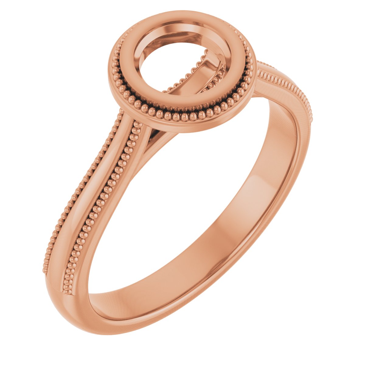 Bezel-Set Solitaire Engagement Ring