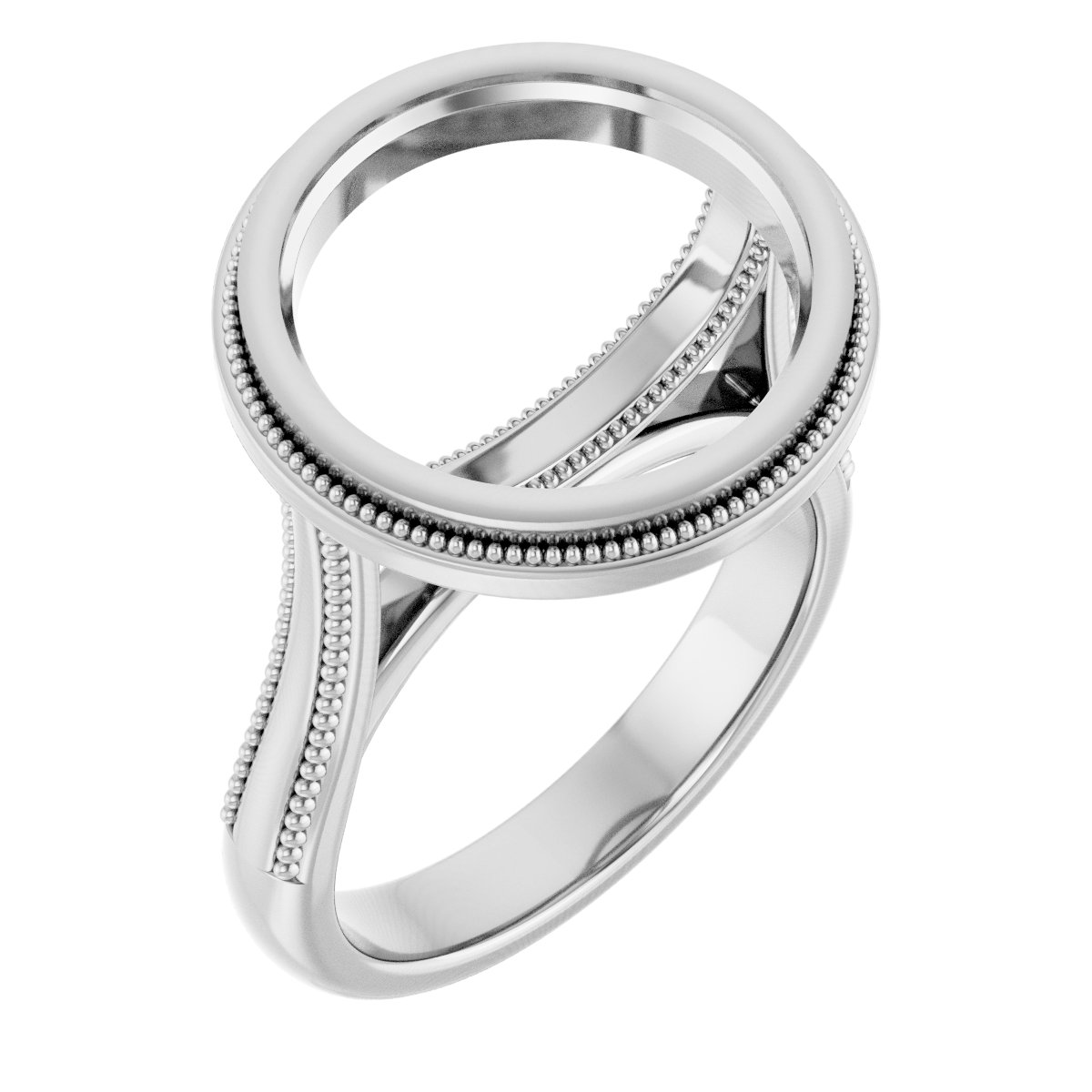 Bezel-Set Solitaire Engagement Ring
