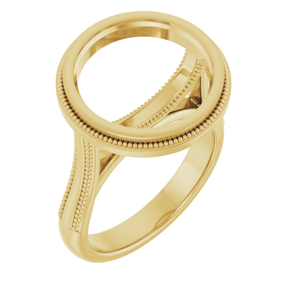 Bezel-Set Solitaire Engagement Ring