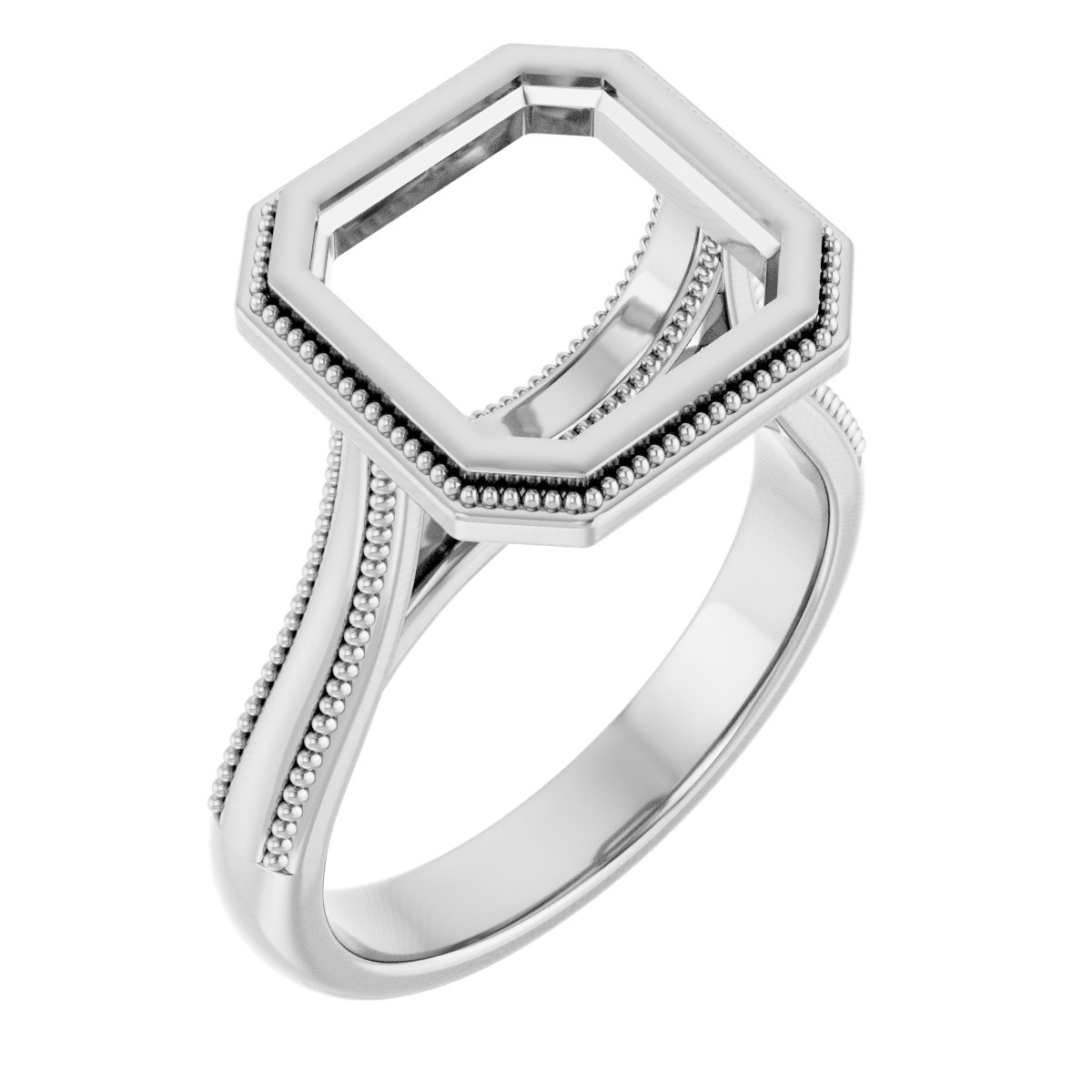 Bezel-Set Solitaire Engagement Ring